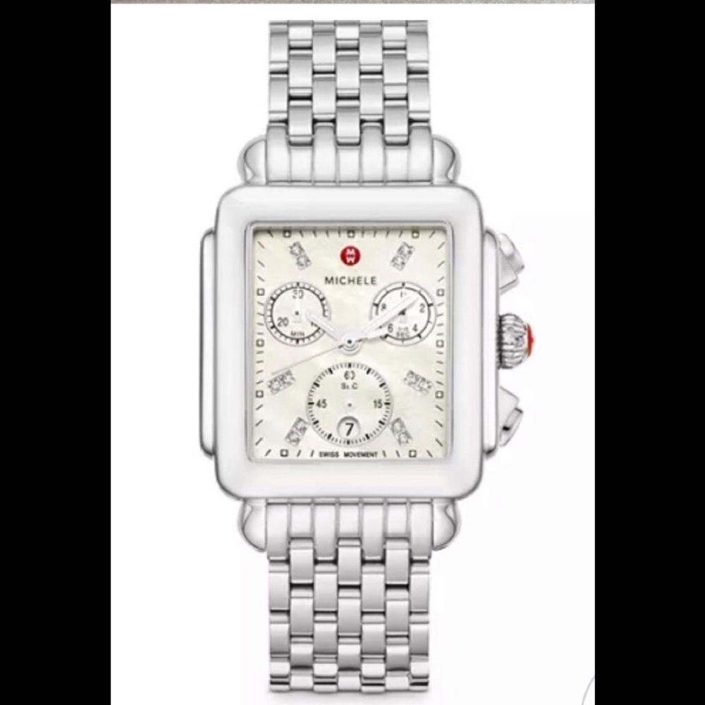 Michele Deco Chronograph with Diamonds